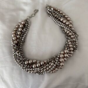 Twisted beads necklace